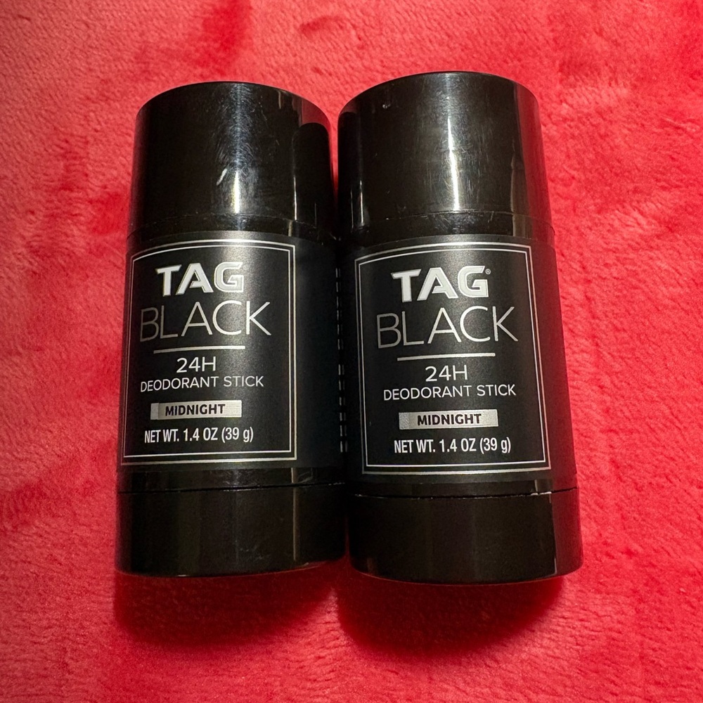 TAG Midnight Black Deodorant Stick Duo